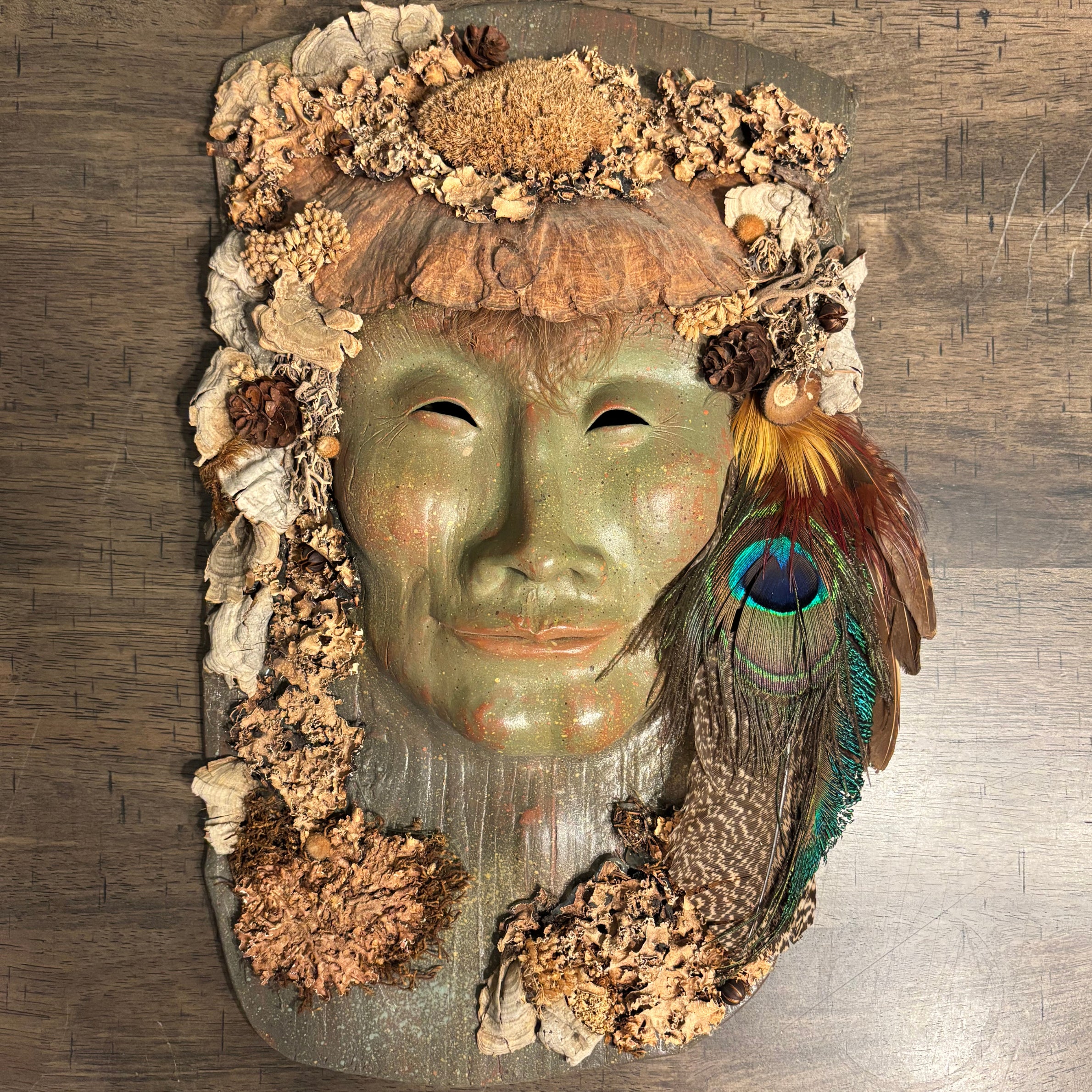 Earth Spirit Mask | Elizabeth Ashe Hollingsworth-Haus of Darkness, Haus of Light