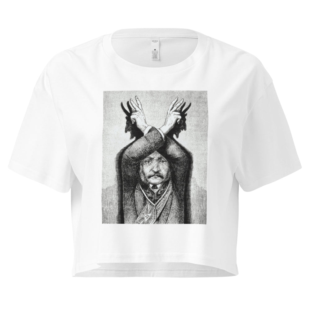 Devil Worship from "The Freemason" by Eugen Lennhoff | Crop Top-Haus of Darkness, Haus of Light