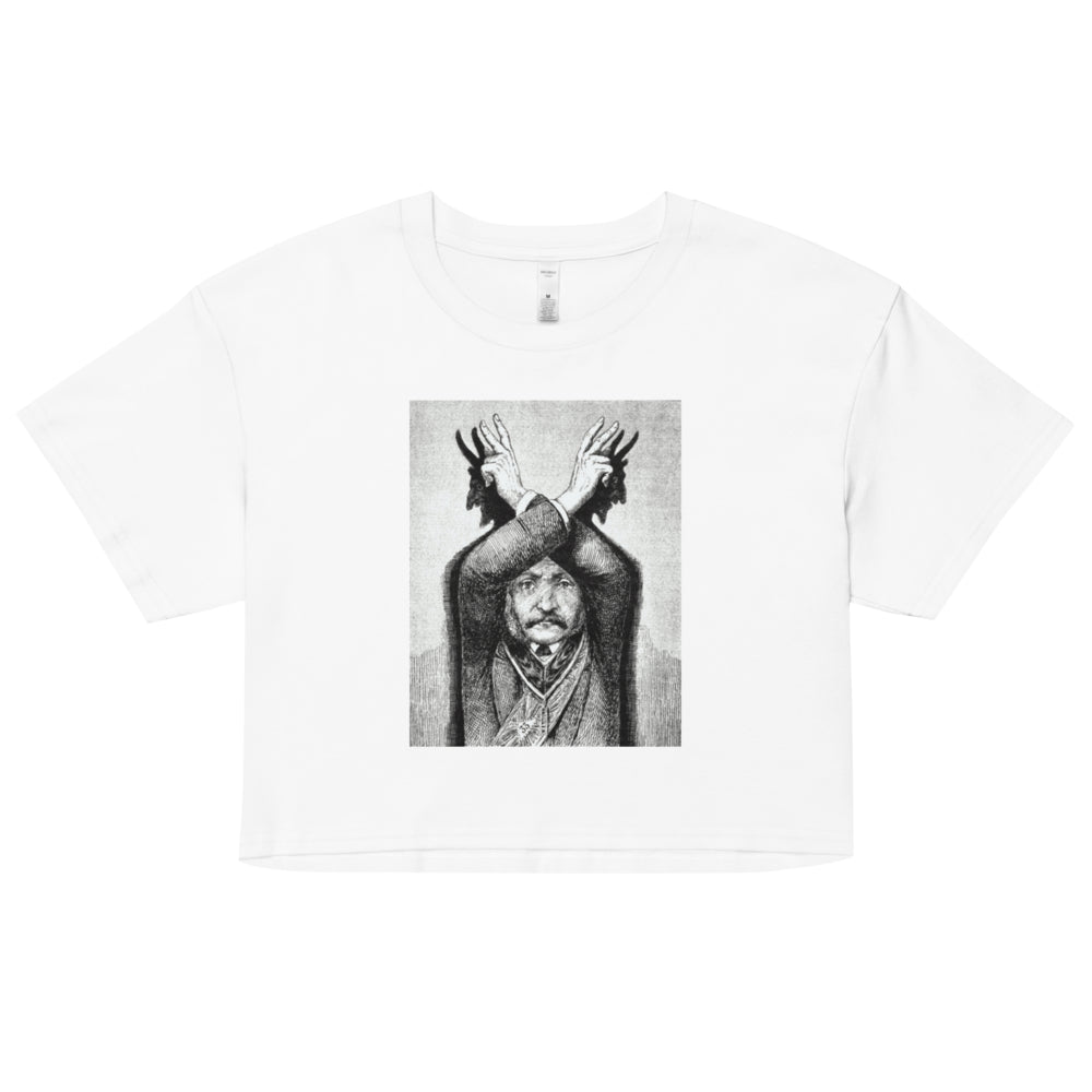 Devil Worship from "The Freemason" by Eugen Lennhoff | Crop Top-Haus of Darkness, Haus of Light