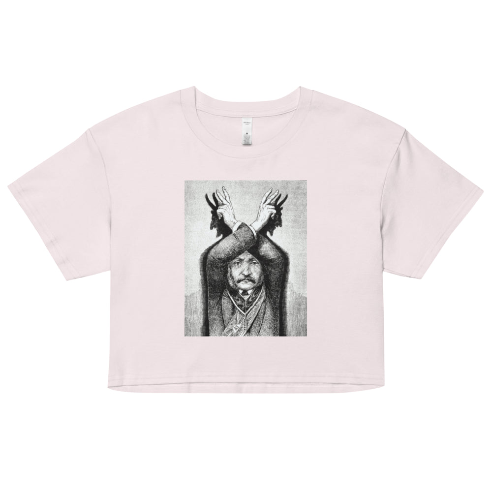 Devil Worship from "The Freemason" by Eugen Lennhoff | Crop Top-Haus of Darkness, Haus of Light