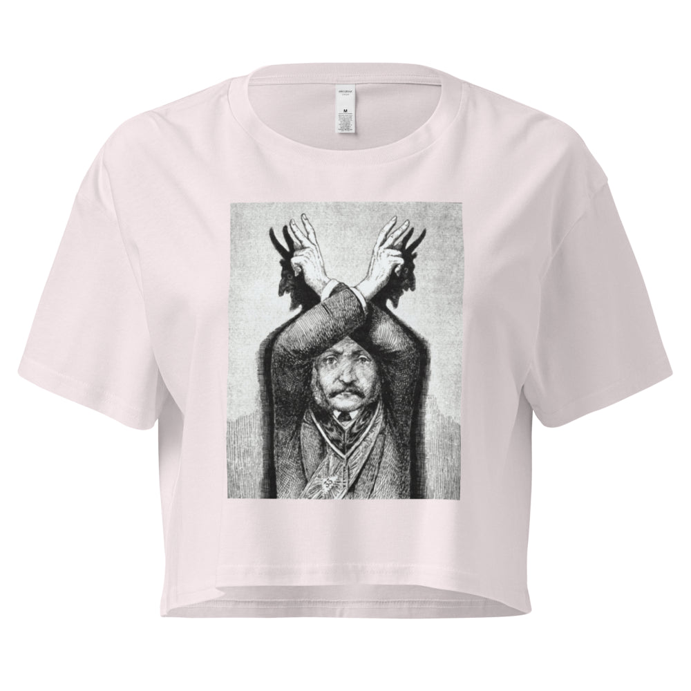 Devil Worship from "The Freemason" by Eugen Lennhoff | Crop Top-Haus of Darkness, Haus of Light