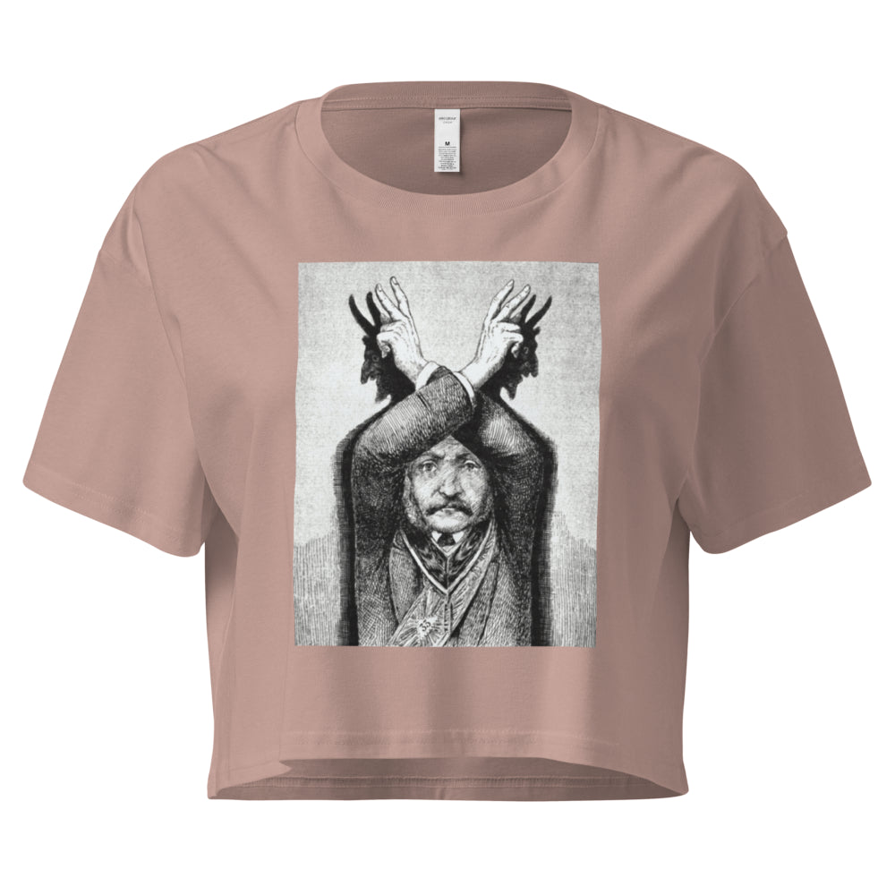 Devil Worship from "The Freemason" by Eugen Lennhoff | Crop Top-Haus of Darkness, Haus of Light