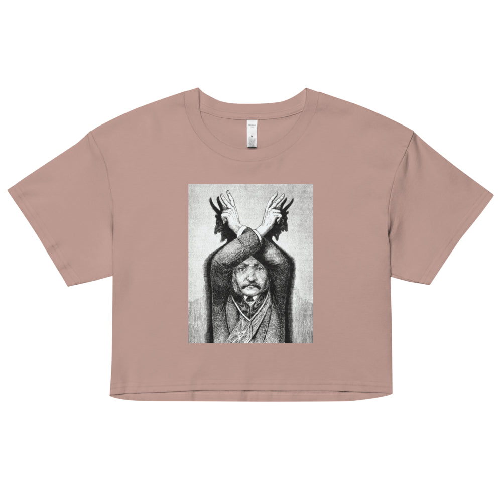 Devil Worship from "The Freemason" by Eugen Lennhoff | Crop Top-Haus of Darkness, Haus of Light