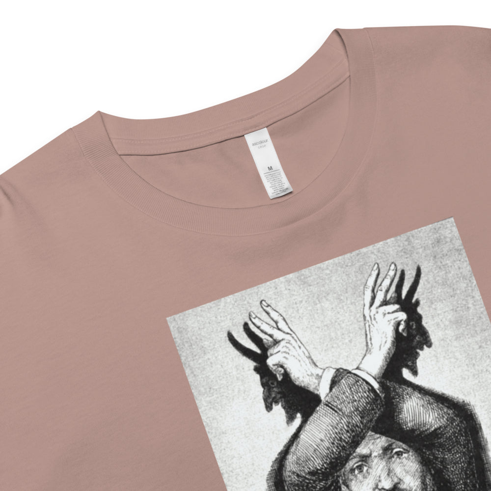 Devil Worship from "The Freemason" by Eugen Lennhoff | Crop Top-Haus of Darkness, Haus of Light