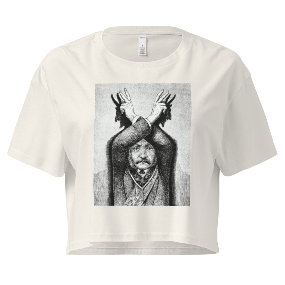 Devil Worship from "The Freemason" by Eugen Lennhoff | Crop Top-Haus of Darkness, Haus of Light