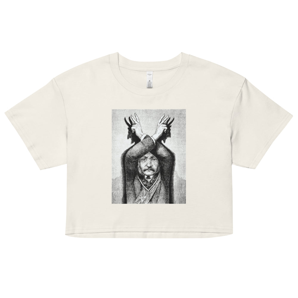 Devil Worship from "The Freemason" by Eugen Lennhoff | Crop Top-Haus of Darkness, Haus of Light