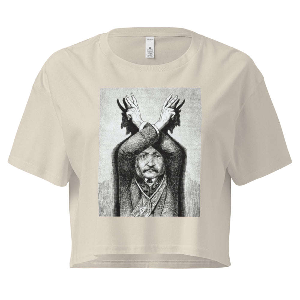 Devil Worship from "The Freemason" by Eugen Lennhoff | Crop Top-Haus of Darkness, Haus of Light