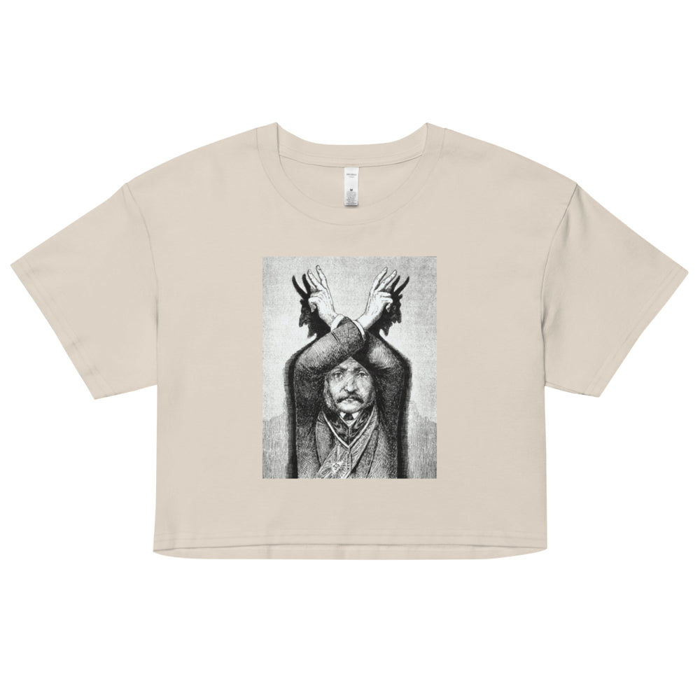 Devil Worship from "The Freemason" by Eugen Lennhoff | Crop Top-Haus of Darkness, Haus of Light