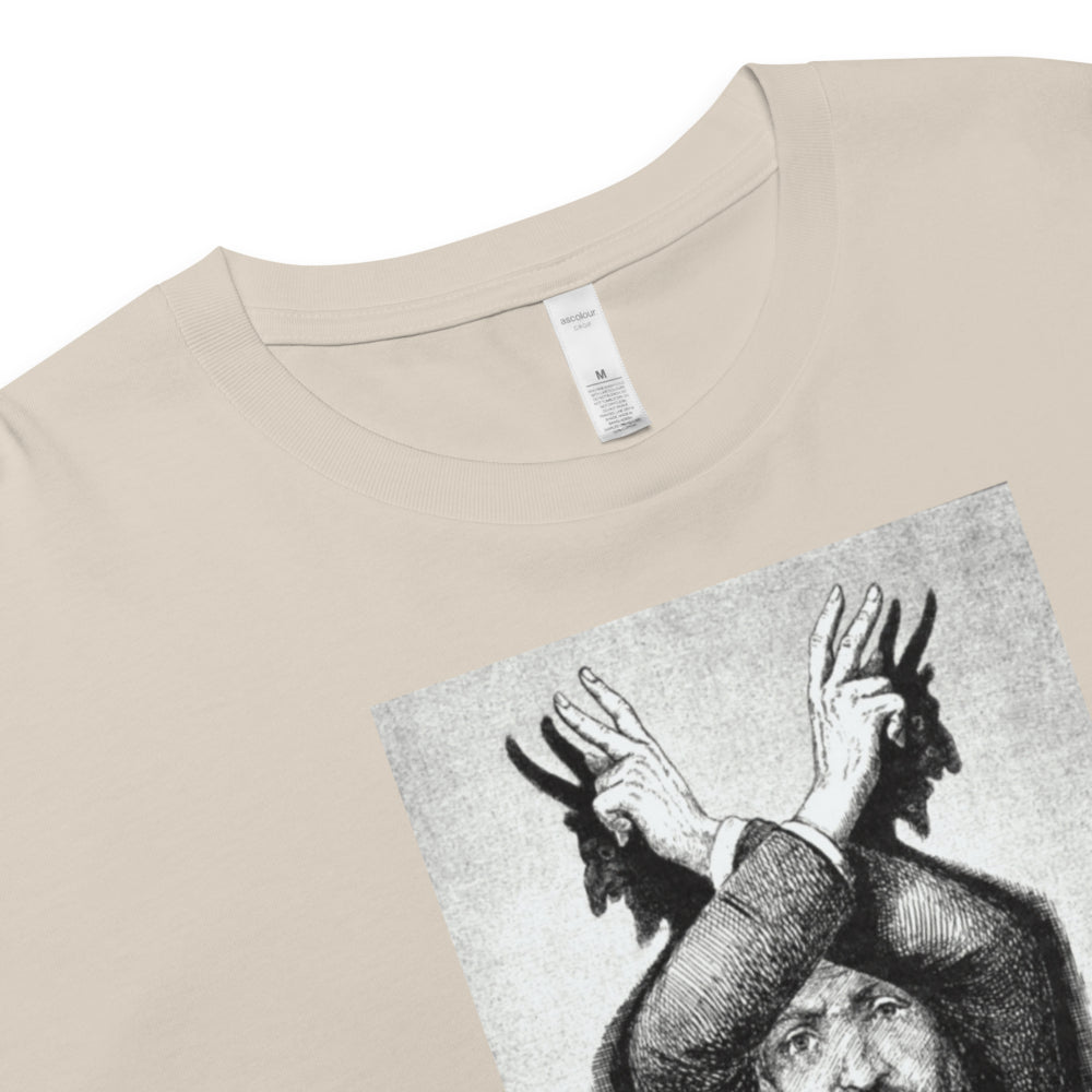 Devil Worship from "The Freemason" by Eugen Lennhoff | Crop Top-Haus of Darkness, Haus of Light