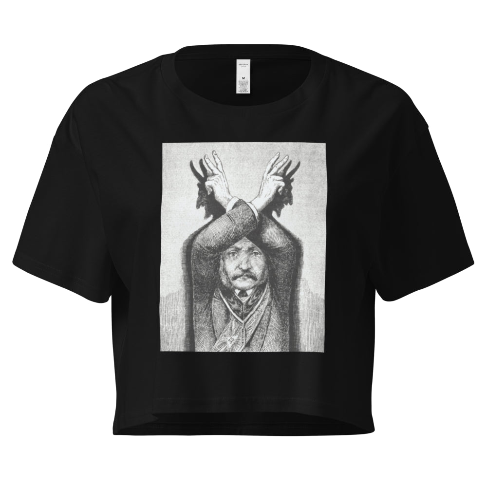 Devil Worship from "The Freemason" by Eugen Lennhoff | Crop Top-Haus of Darkness, Haus of Light