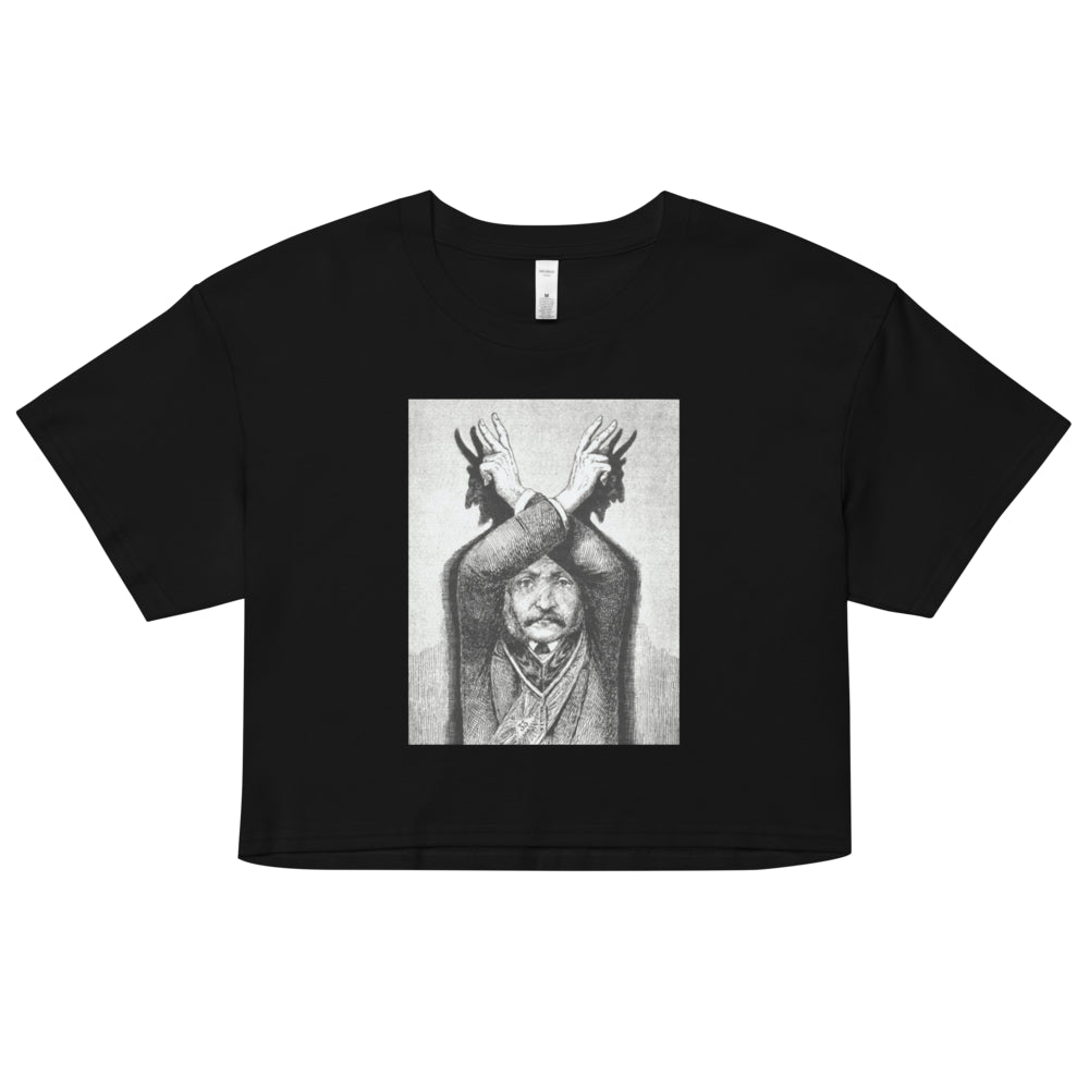 Devil Worship from "The Freemason" by Eugen Lennhoff | Crop Top-Haus of Darkness, Haus of Light