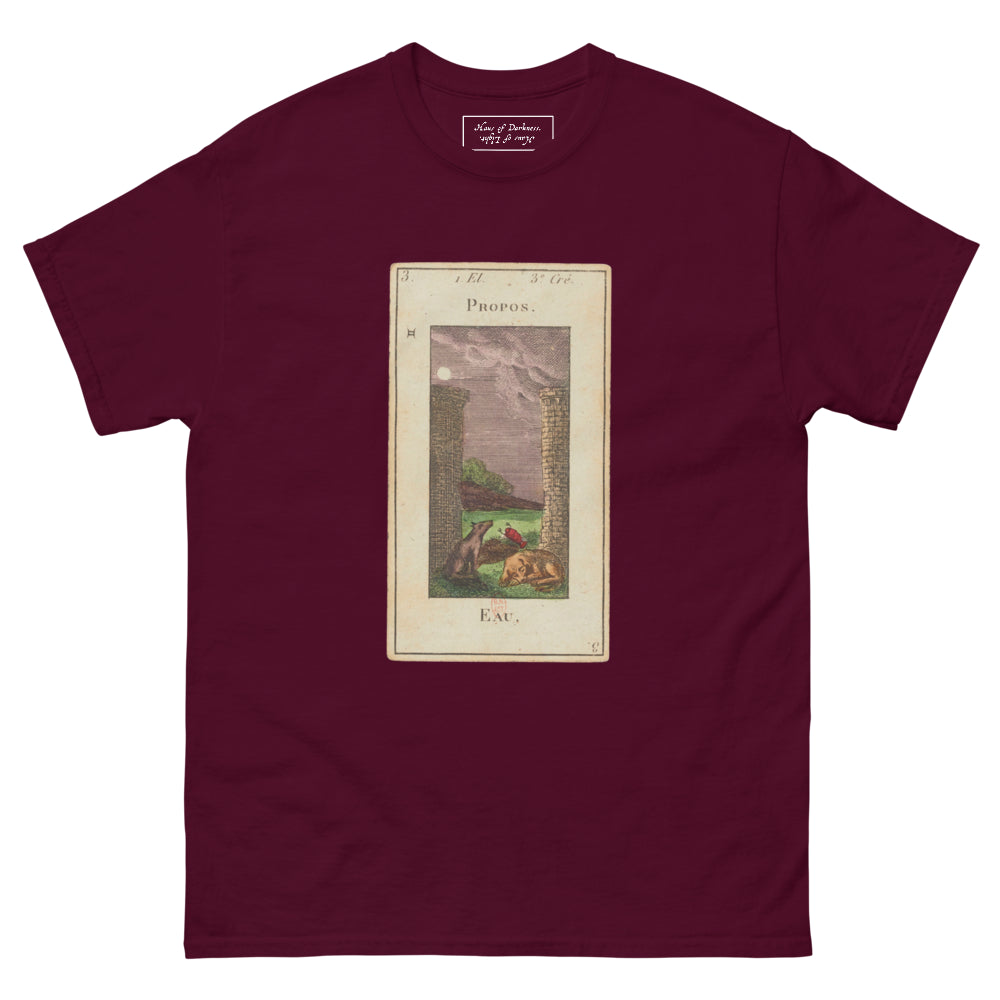 Vintage "Grand Etteilla" French Tarot "The Moon" | Unisex Classic Tee-Haus of Darkness, Haus of Light