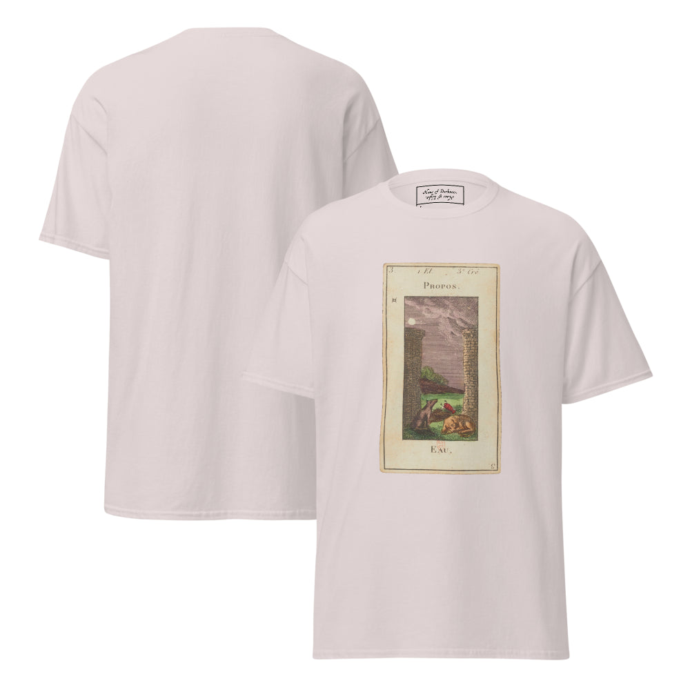 Vintage "Grand Etteilla" French Tarot "The Moon" | Unisex Classic Tee-Haus of Darkness, Haus of Light