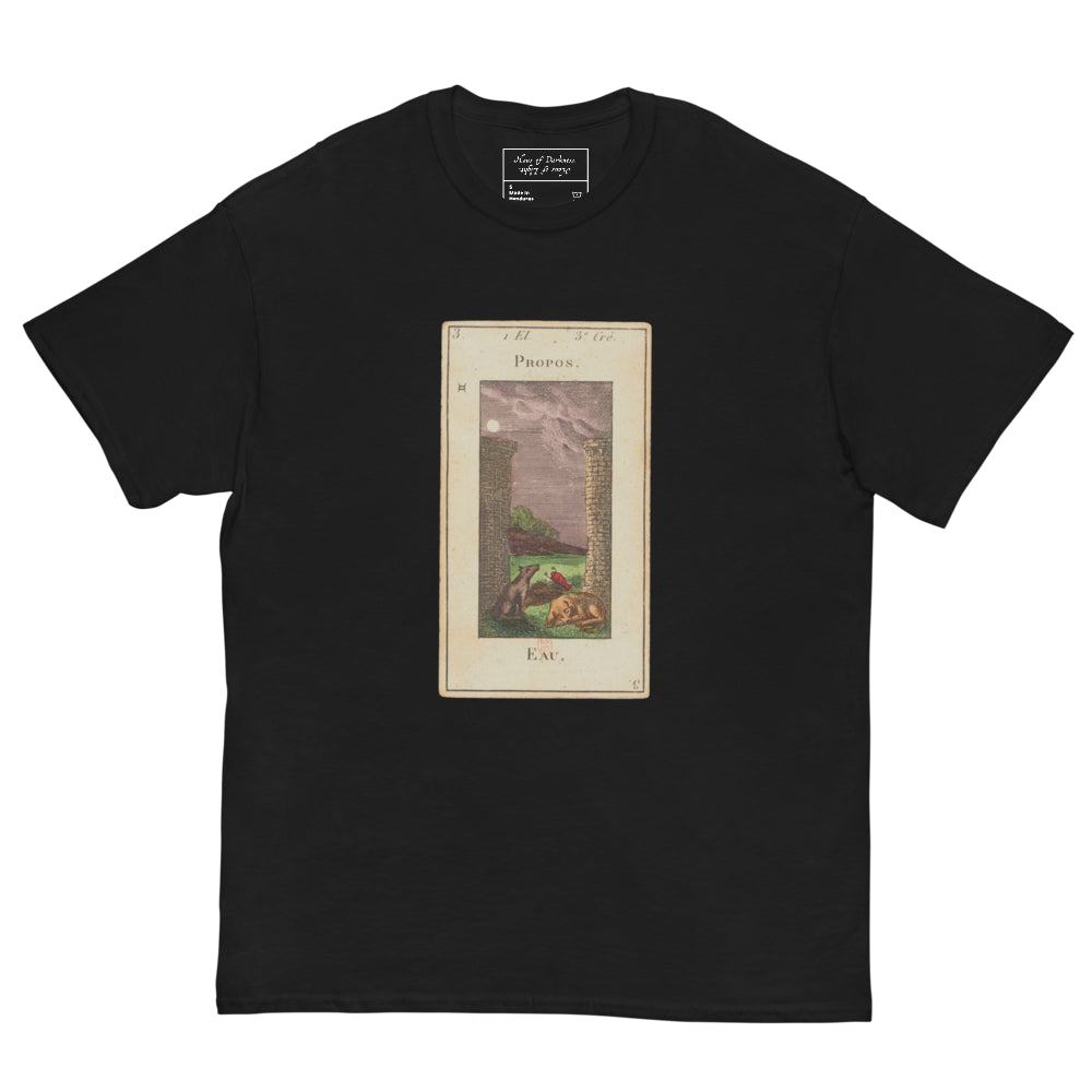 Vintage "Grand Etteilla" French Tarot "The Moon" | Unisex Classic Tee-Haus of Darkness, Haus of Light