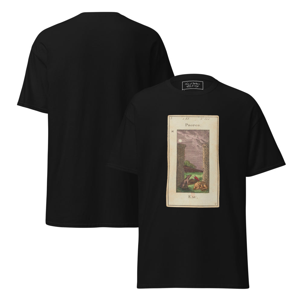 Vintage "Grand Etteilla" French Tarot "The Moon" | Unisex Classic Tee-Haus of Darkness, Haus of Light