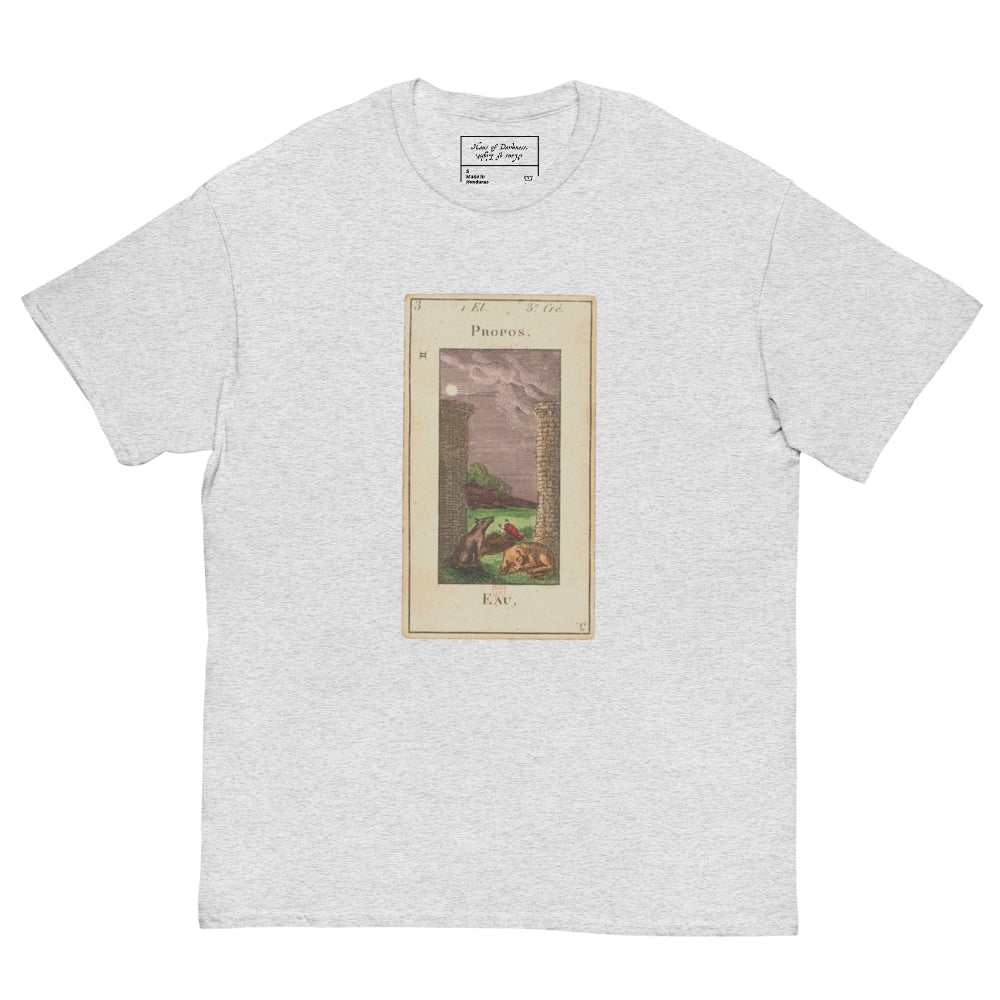 Vintage "Grand Etteilla" French Tarot "The Moon" | Unisex Classic Tee-Haus of Darkness, Haus of Light