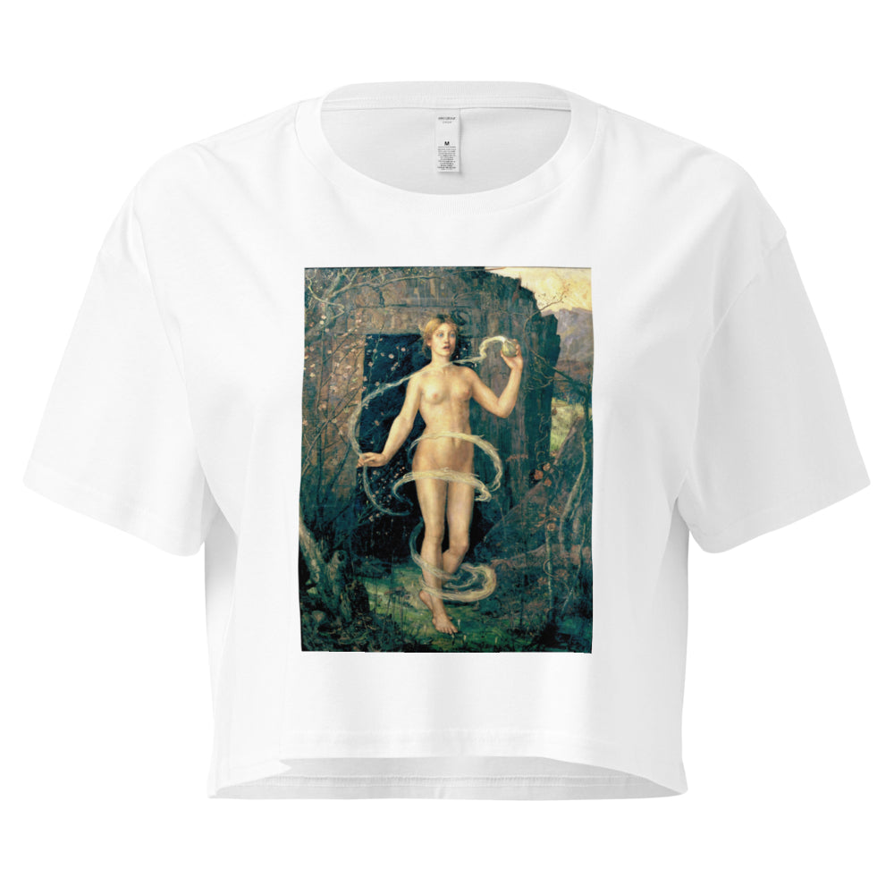 The Spring Witch by George Wilson | Crop Top-Haus of Darkness, Haus of Light