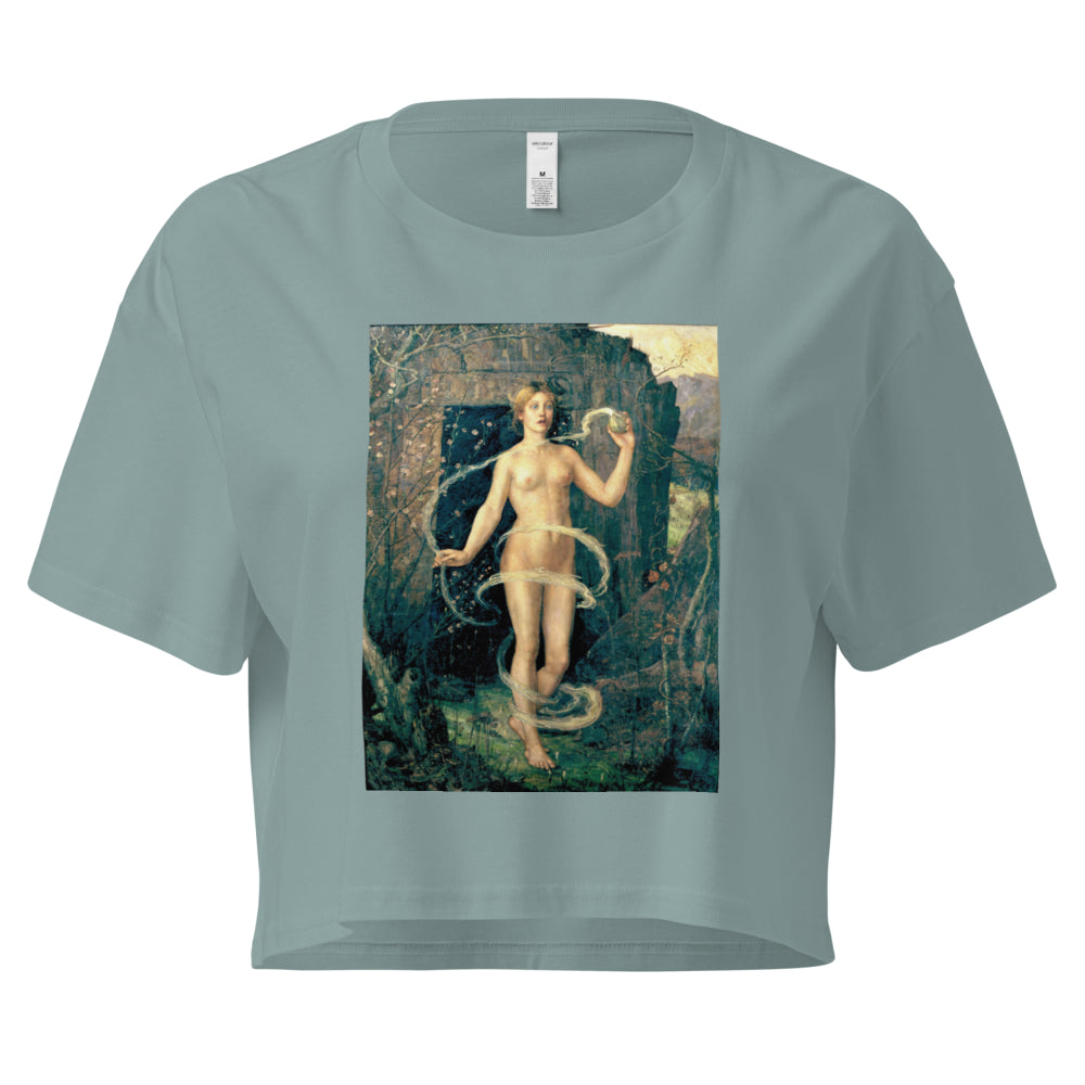 The Spring Witch by George Wilson | Crop Top-Haus of Darkness, Haus of Light