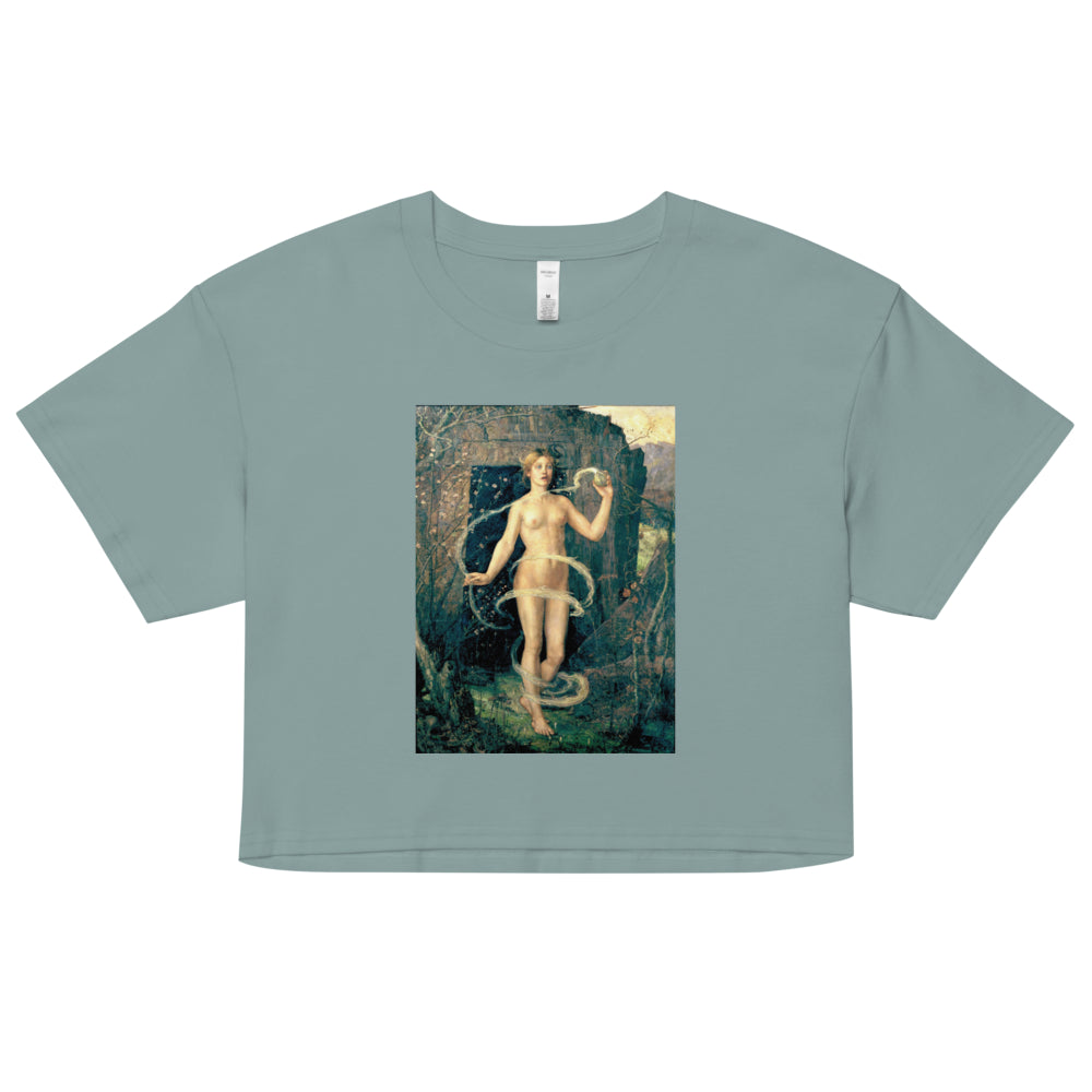 The Spring Witch by George Wilson | Crop Top-Haus of Darkness, Haus of Light