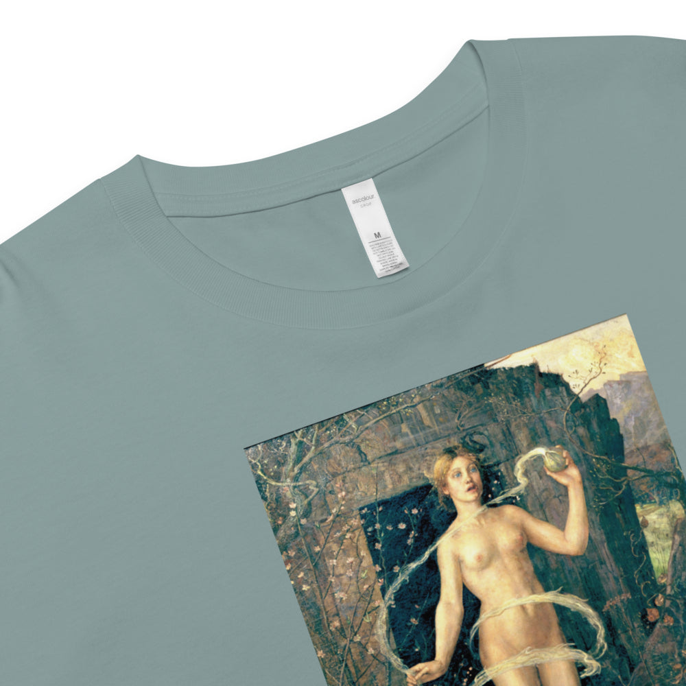 The Spring Witch by George Wilson | Crop Top-Haus of Darkness, Haus of Light