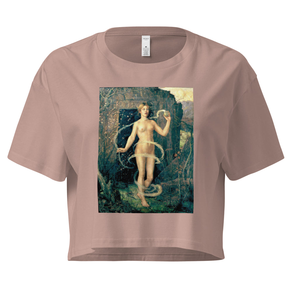 The Spring Witch by George Wilson | Crop Top-Haus of Darkness, Haus of Light