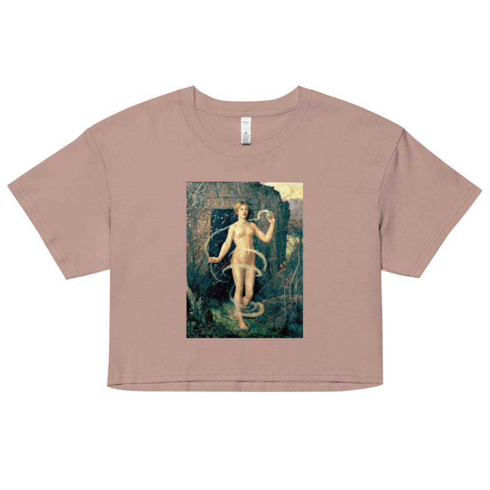 The Spring Witch by George Wilson | Crop Top-Haus of Darkness, Haus of Light