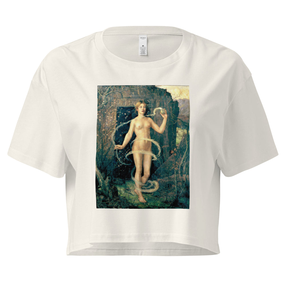 The Spring Witch by George Wilson | Crop Top-Haus of Darkness, Haus of Light