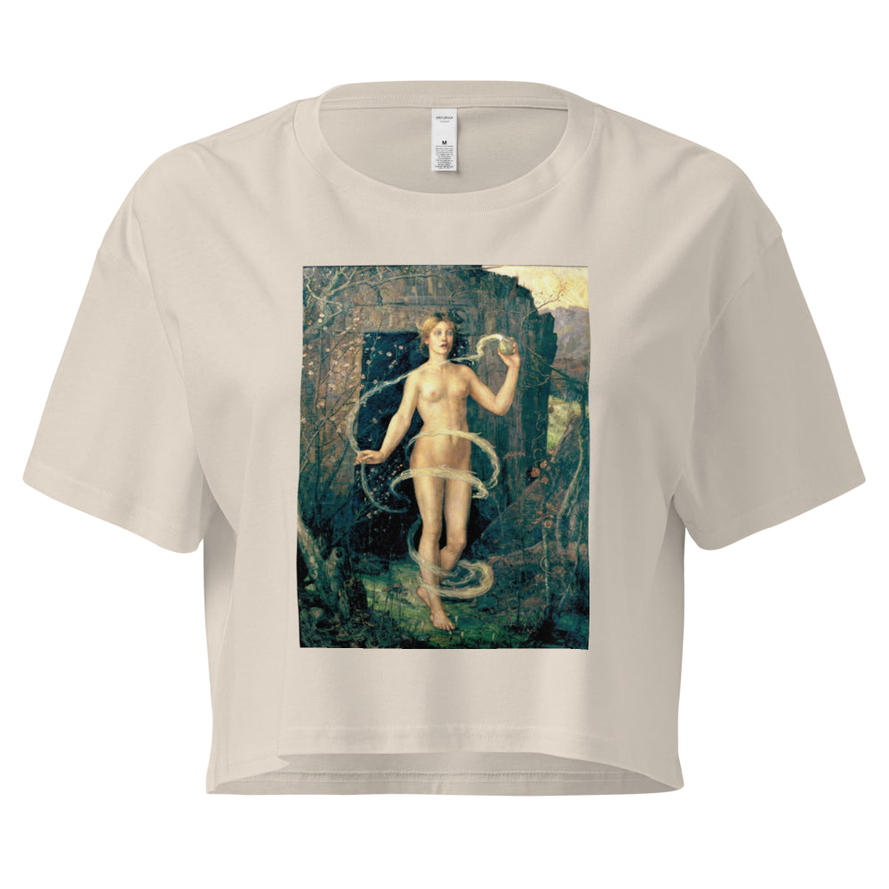 The Spring Witch by George Wilson | Crop Top-Haus of Darkness, Haus of Light