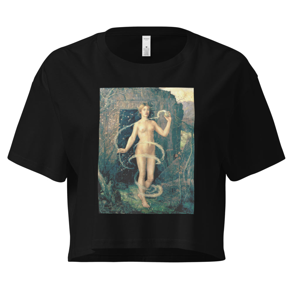 The Spring Witch by George Wilson | Crop Top-Haus of Darkness, Haus of Light