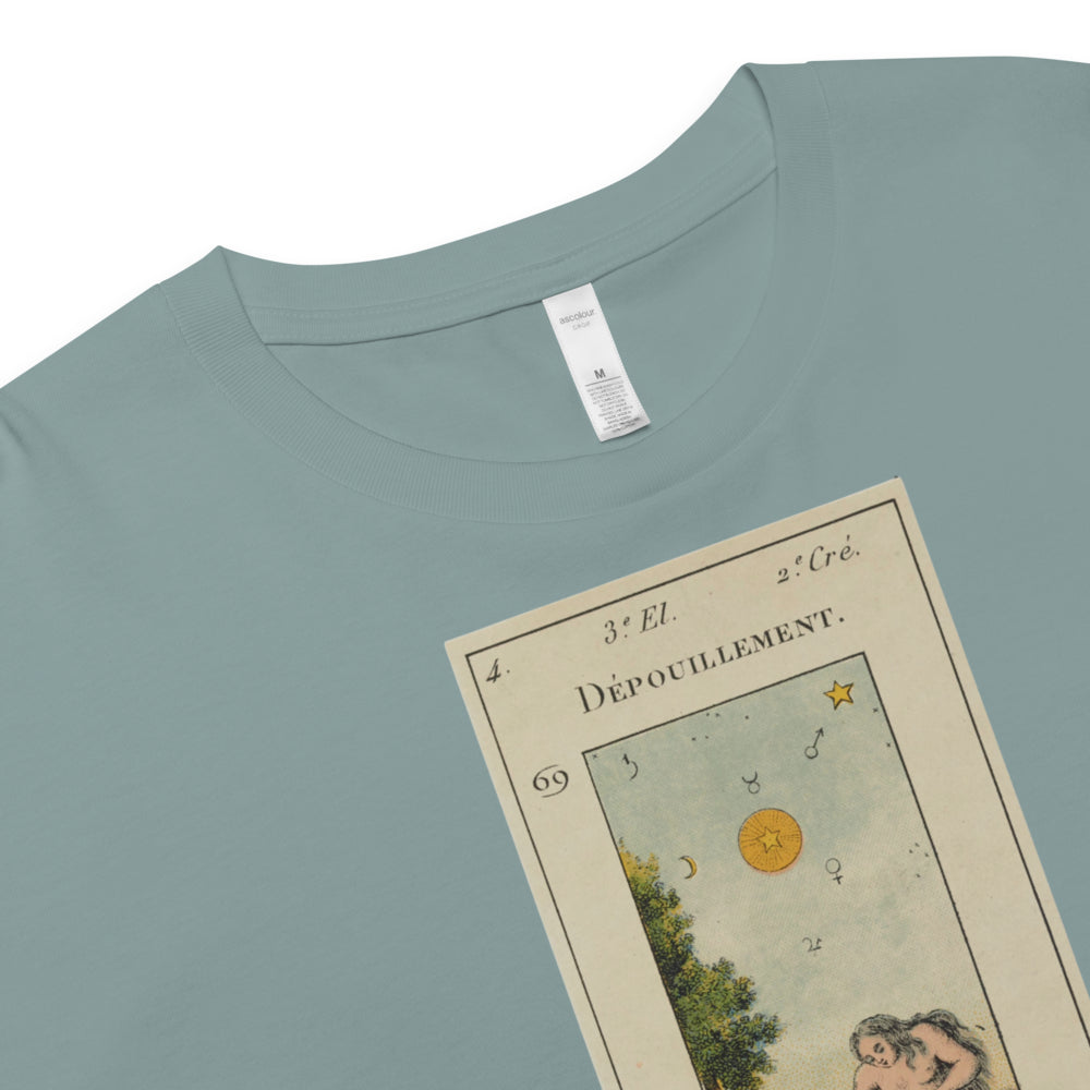 Vintage "Grand Etteilla" French Tarot "The Star" | Crop Top-Haus of Darkness, Haus of Light