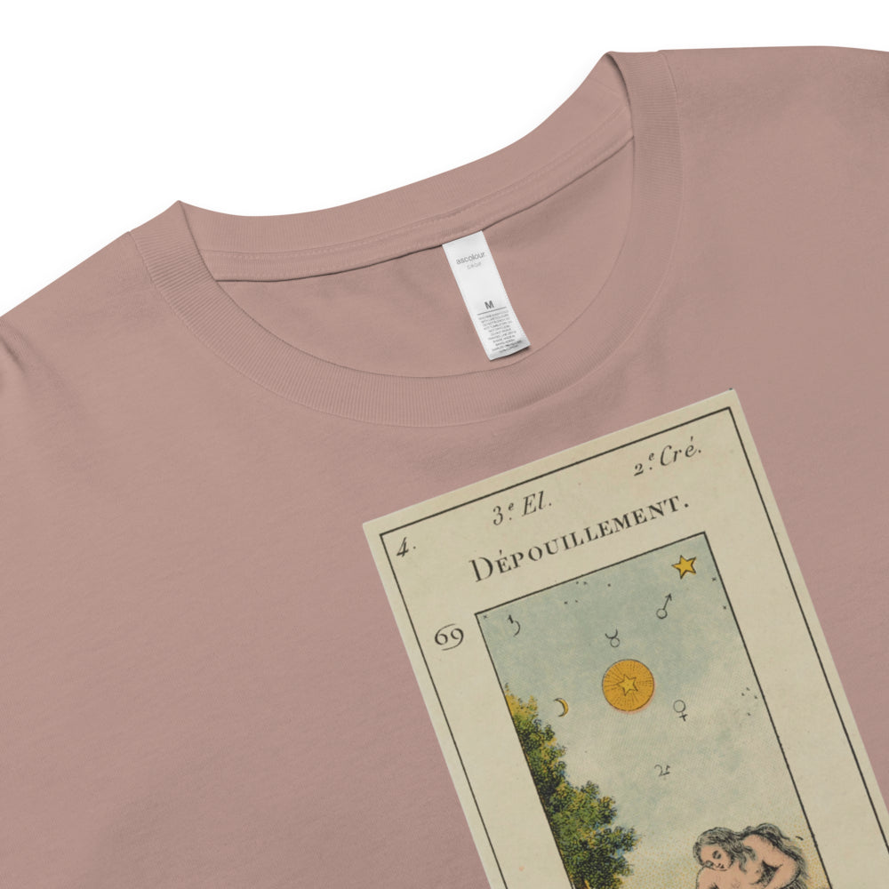 Vintage "Grand Etteilla" French Tarot "The Star" | Crop Top-Haus of Darkness, Haus of Light