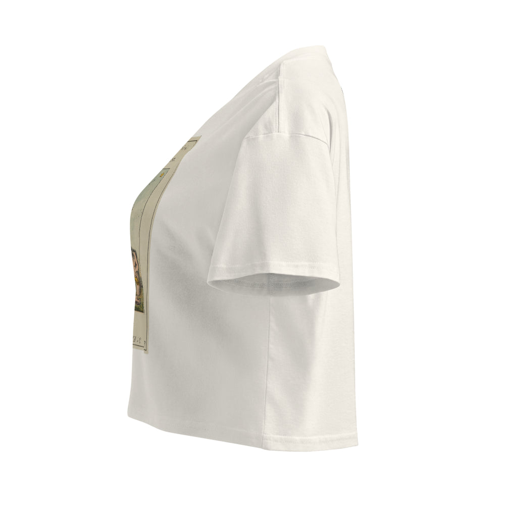 Vintage "Grand Etteilla" French Tarot "The Star" | Crop Top-Haus of Darkness, Haus of Light