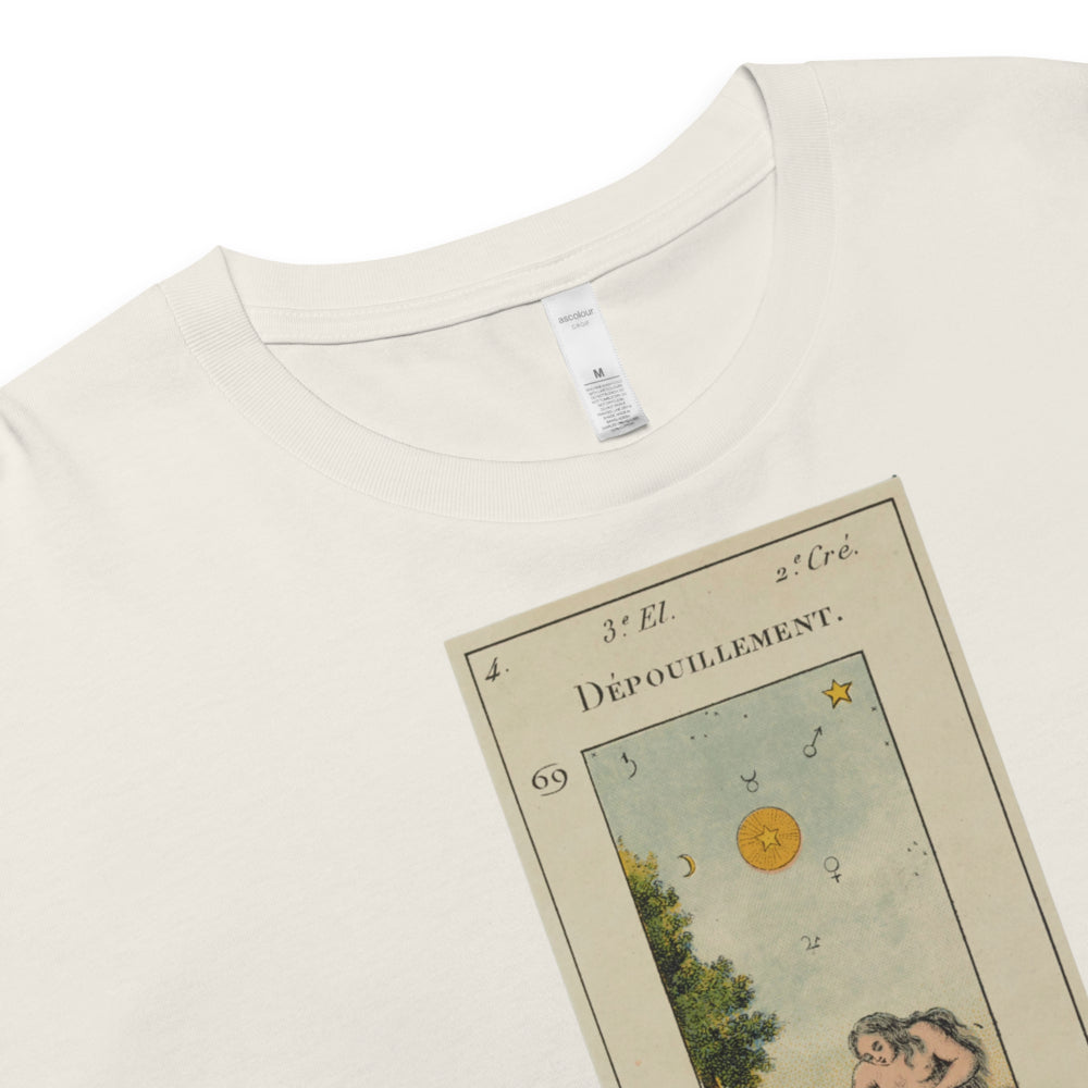 Vintage "Grand Etteilla" French Tarot "The Star" | Crop Top-Haus of Darkness, Haus of Light