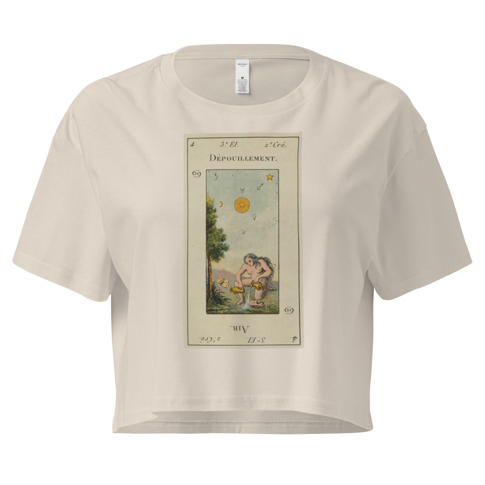 Vintage "Grand Etteilla" French Tarot "The Star" | Crop Top-Haus of Darkness, Haus of Light