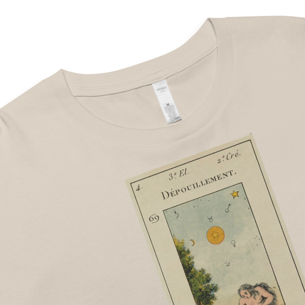 Vintage "Grand Etteilla" French Tarot "The Star" | Crop Top-Haus of Darkness, Haus of Light