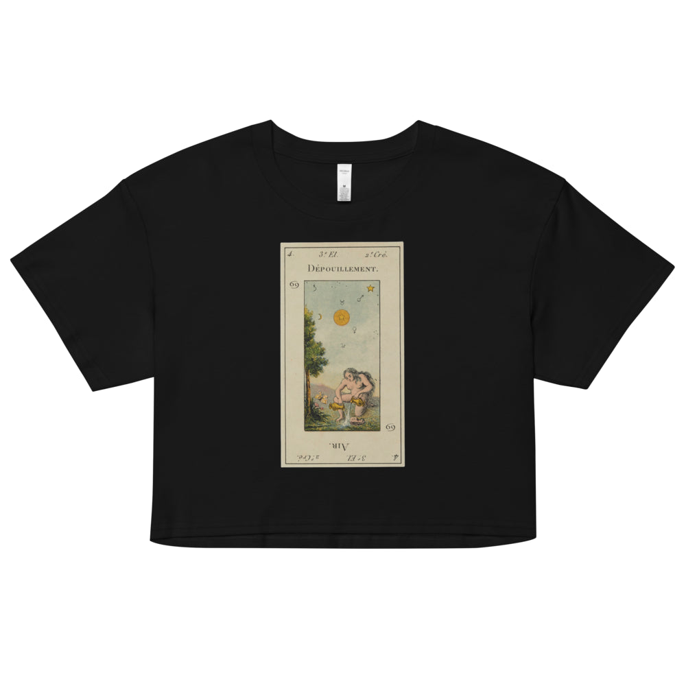 Vintage "Grand Etteilla" French Tarot "The Star" | Crop Top-Haus of Darkness, Haus of Light