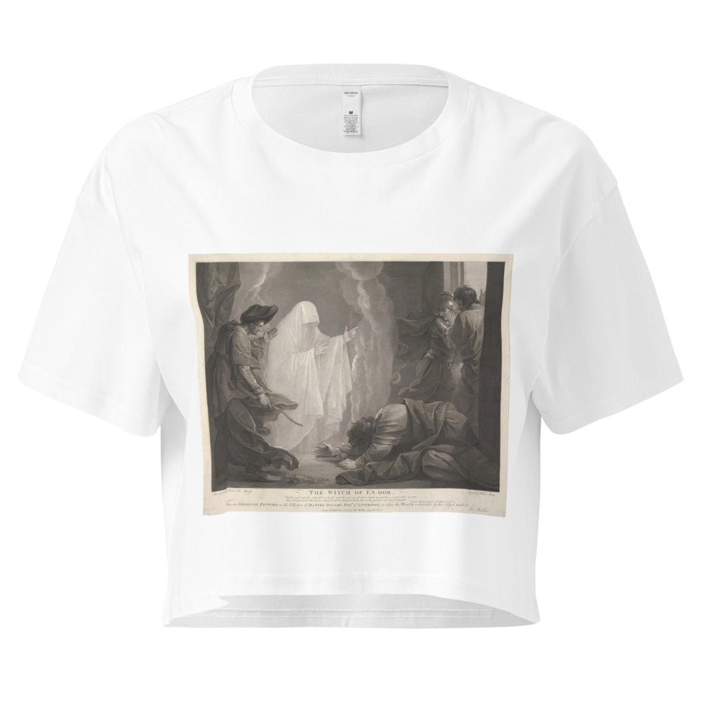 The Witch of En-dor by William Sharp | Crop Top-Haus of Darkness, Haus of Light