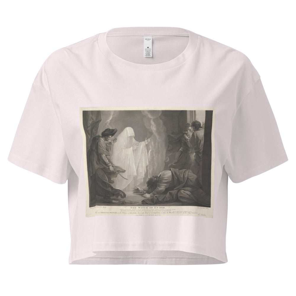 The Witch of En-dor by William Sharp | Crop Top-Haus of Darkness, Haus of Light