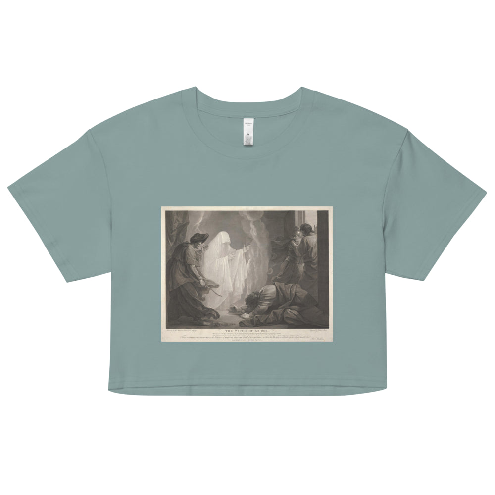 The Witch of En-dor by William Sharp | Crop Top-Haus of Darkness, Haus of Light