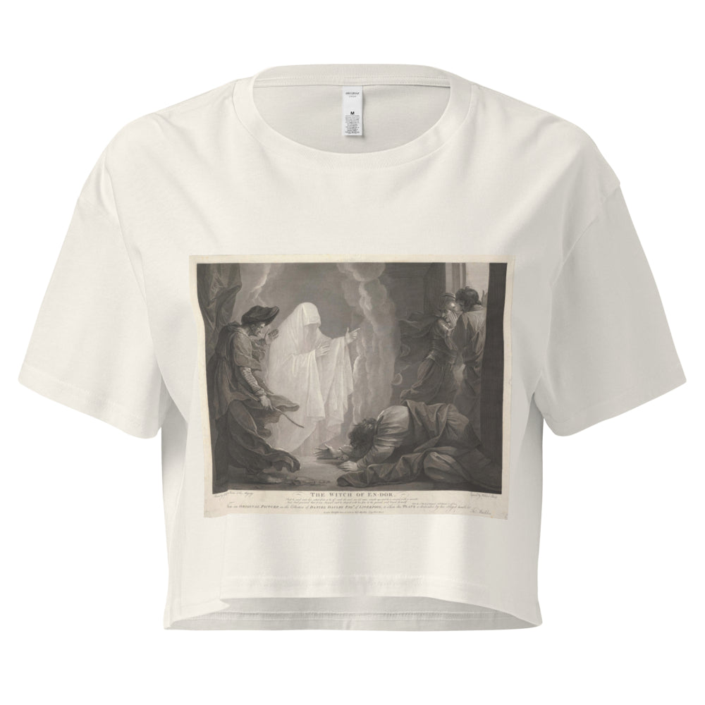 The Witch of En-dor by William Sharp | Crop Top-Haus of Darkness, Haus of Light