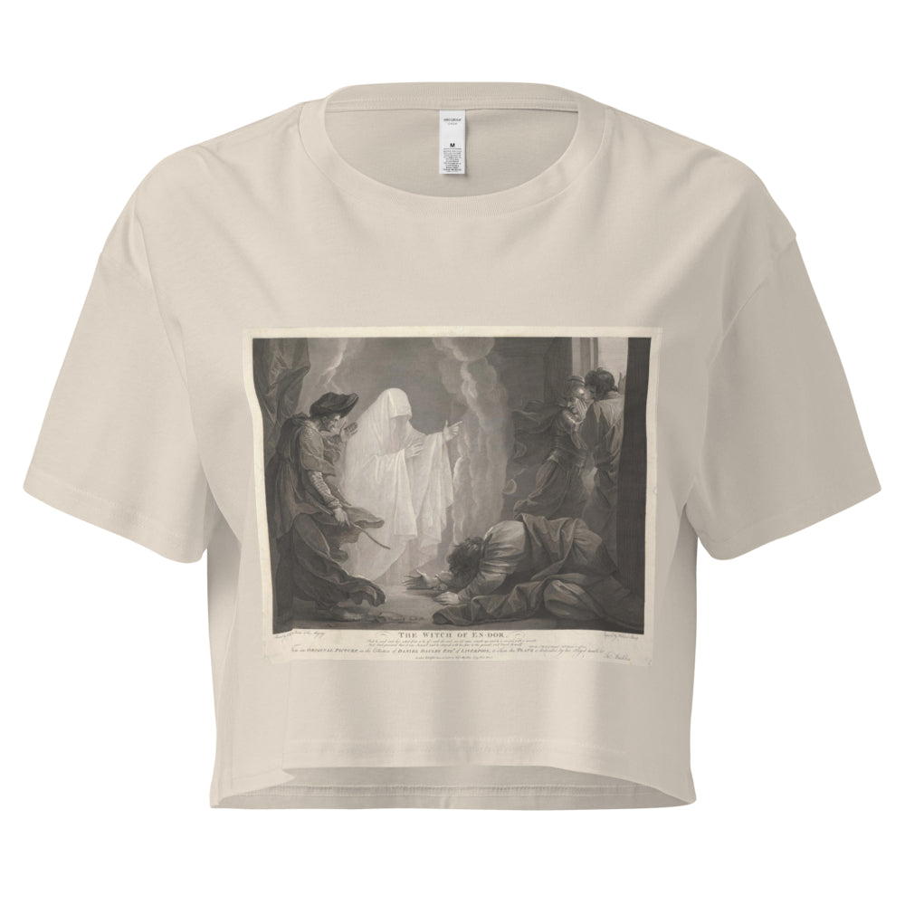 The Witch of En-dor by William Sharp | Crop Top-Haus of Darkness, Haus of Light