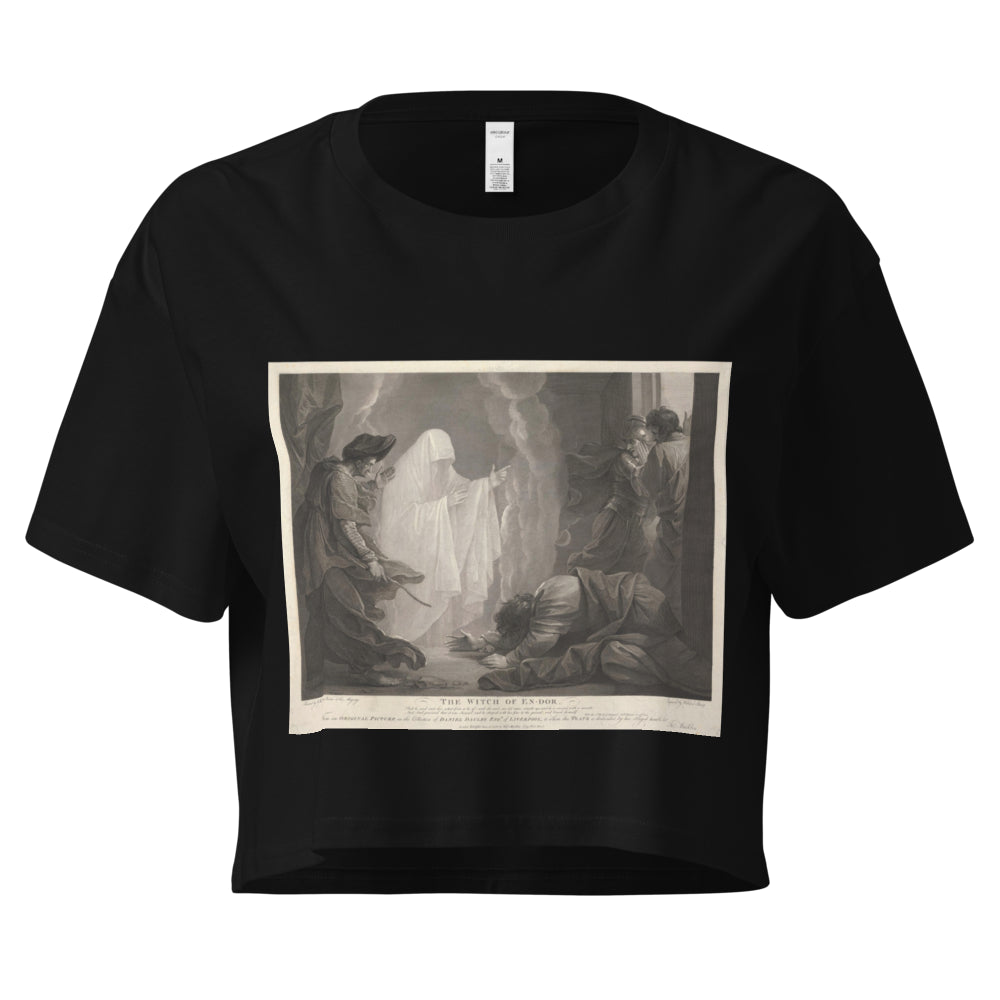 The Witch of En-dor by William Sharp | Crop Top-Haus of Darkness, Haus of Light
