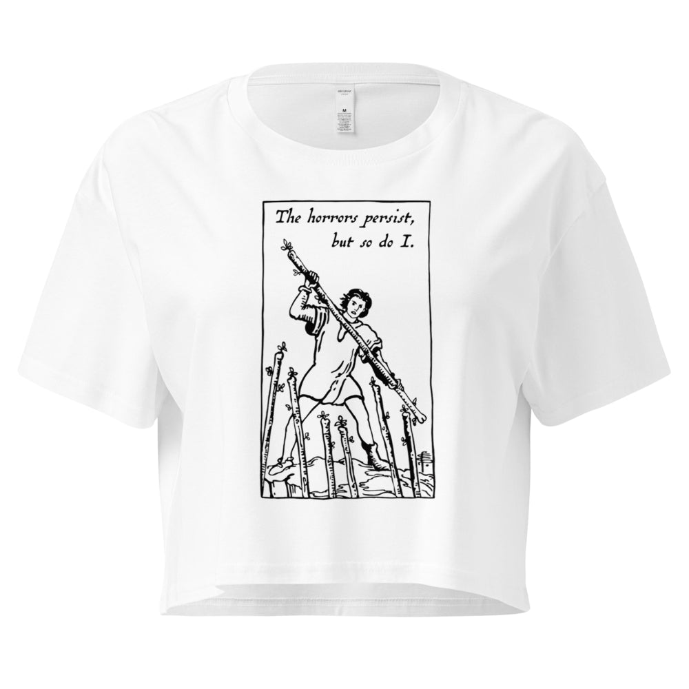 The Horrors Persist Tarot | Crop Top-Haus of Darkness, Haus of Light