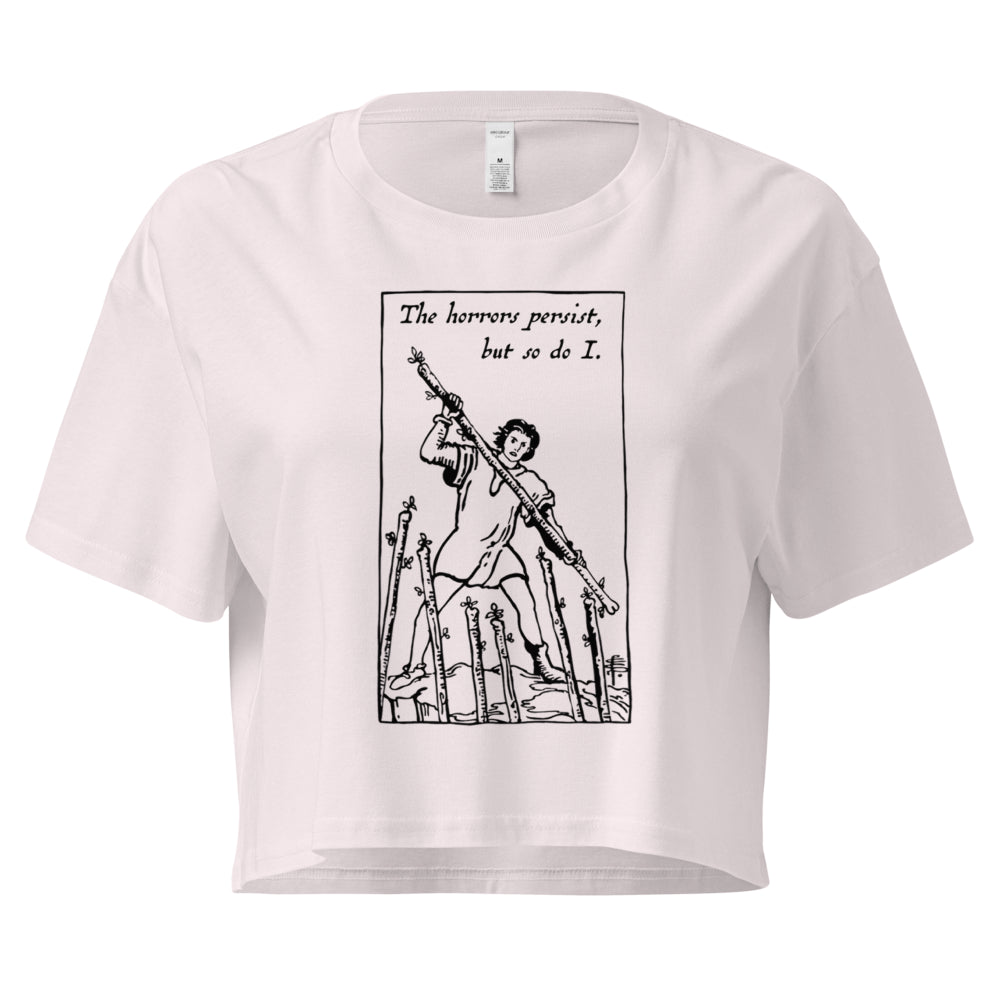 The Horrors Persist Tarot | Crop Top-Haus of Darkness, Haus of Light