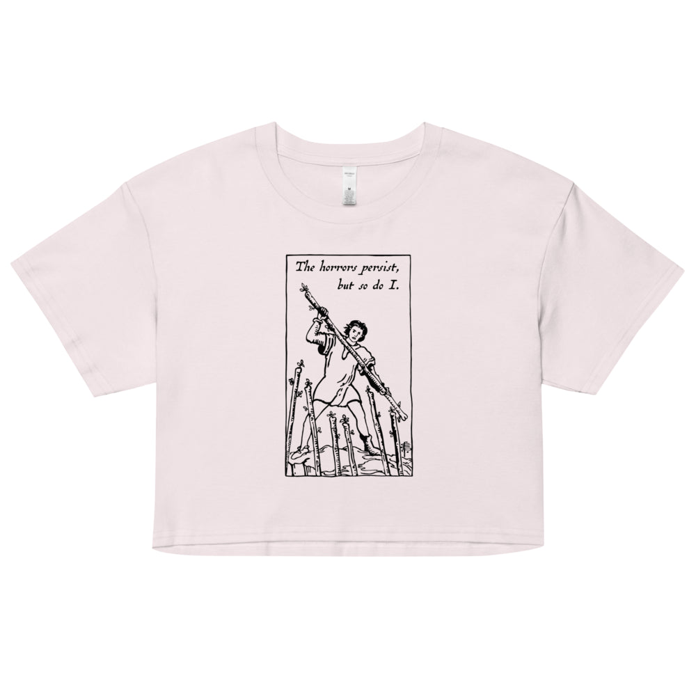 The Horrors Persist Tarot | Crop Top-Haus of Darkness, Haus of Light