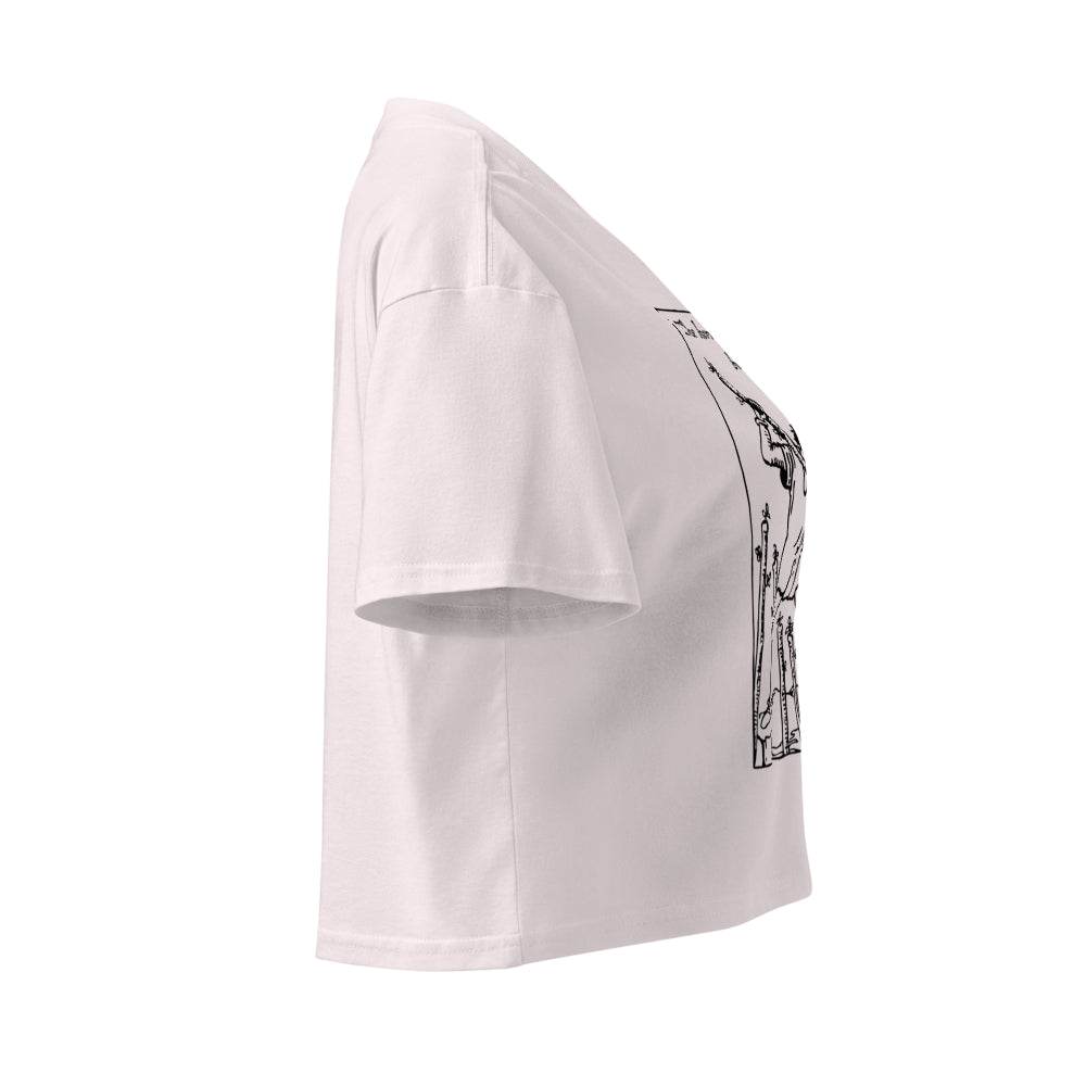 The Horrors Persist Tarot | Crop Top-Haus of Darkness, Haus of Light