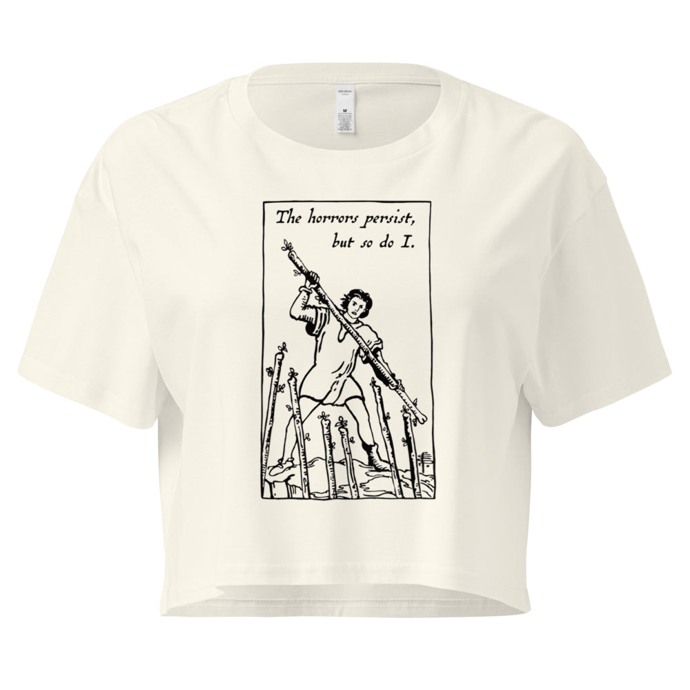 The Horrors Persist Tarot | Crop Top-Haus of Darkness, Haus of Light