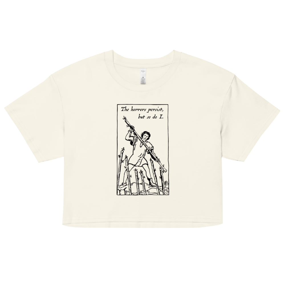 The Horrors Persist Tarot | Crop Top-Haus of Darkness, Haus of Light