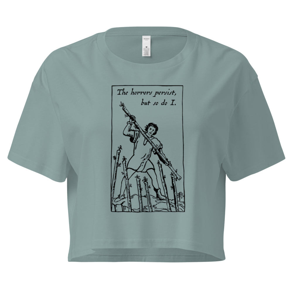 The Horrors Persist Tarot | Crop Top-Haus of Darkness, Haus of Light