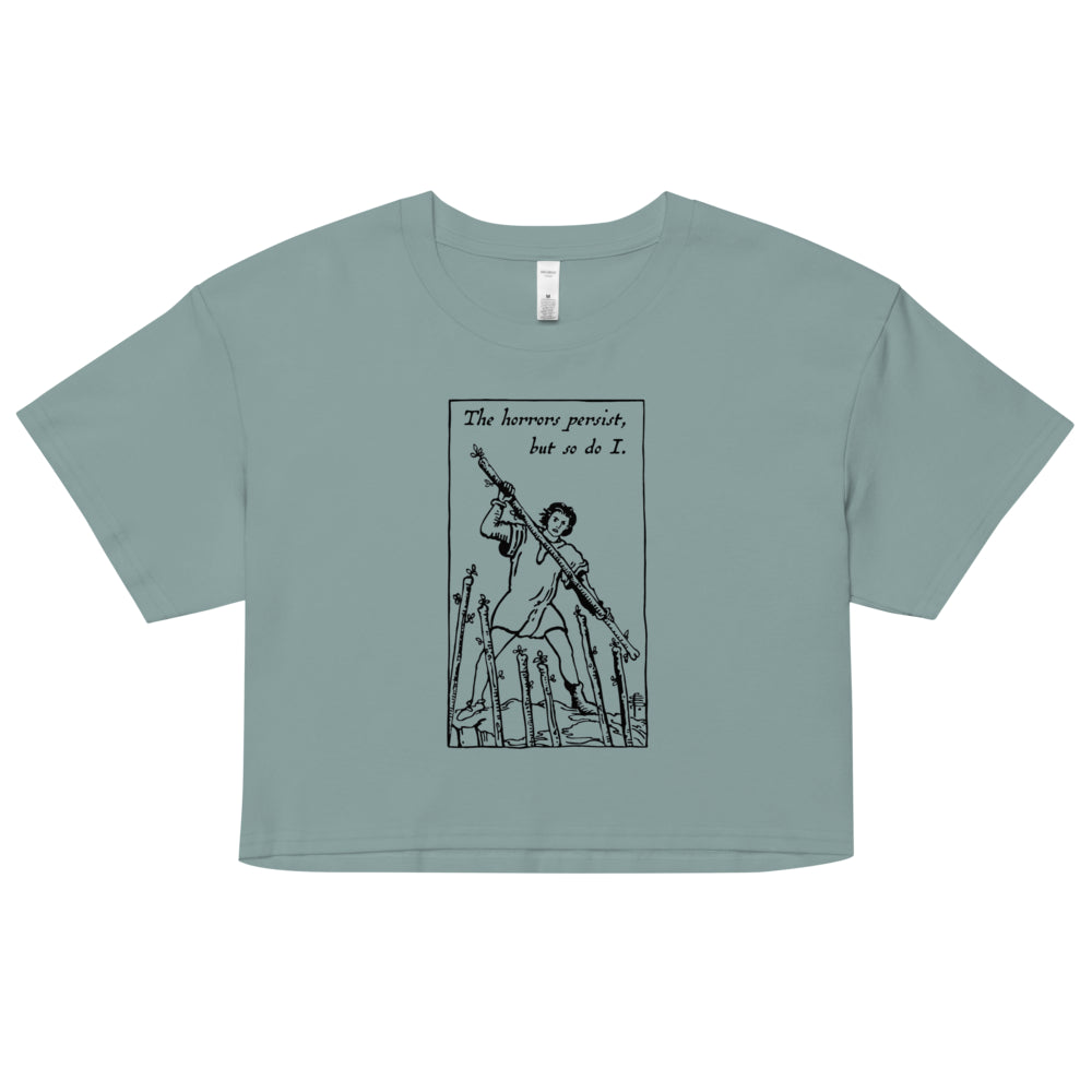 The Horrors Persist Tarot | Crop Top-Haus of Darkness, Haus of Light